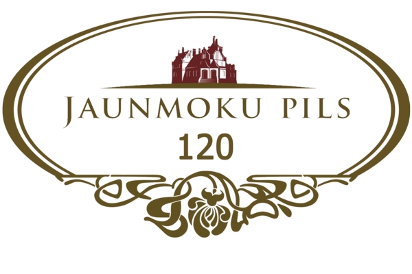 Jaunmoku Pils 120 Jubilejai Par Godu Tapis Ipass Svetku Logo