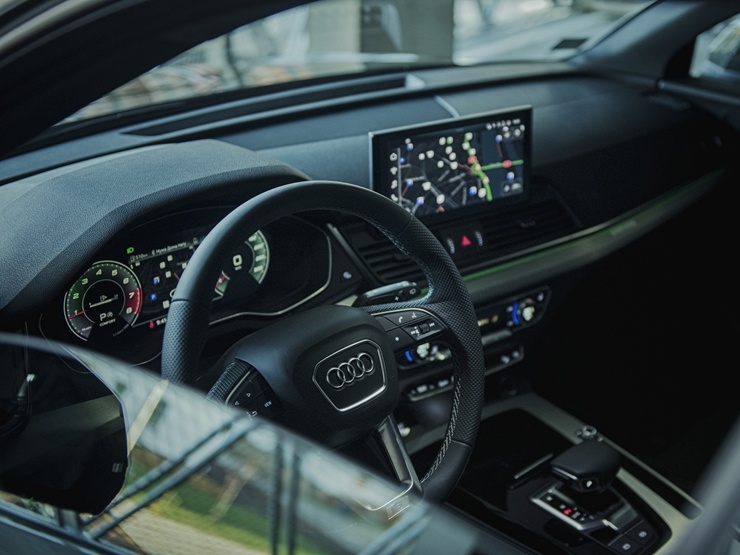 Iepazīstna ar modernizēto «Audi Q5». Foto: Moller.lv 294845
