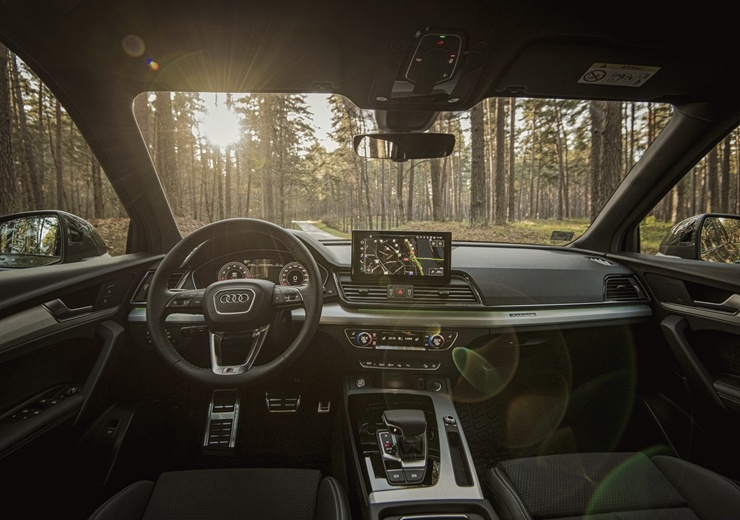 Iepazīstna ar modernizēto «Audi Q5». Foto: Moller.lv 294846