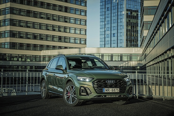 Iepazīstna ar modernizēto «Audi Q5». Foto: Moller.lv 294847