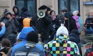 Rīgā norisinājās vairāki protesti pret ierobežojumiem 23