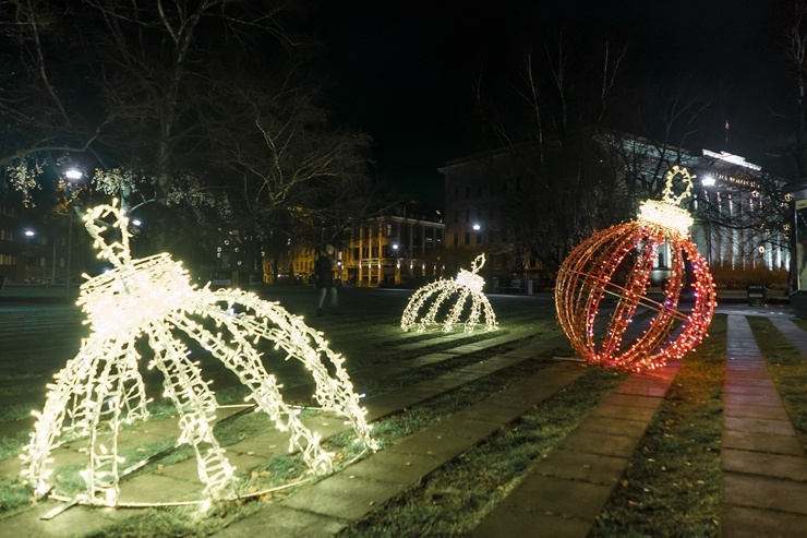 Ziemassvētki ir brīnumu laiks - ieskaties Liepājas rotās. Foto: Kārlis Volkovskis 295533