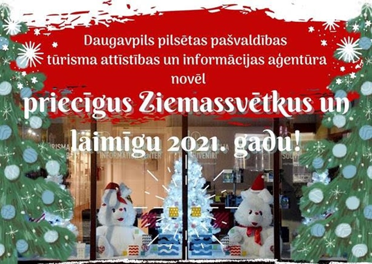 Travelnews.lv redakcijā ienāk Ziemassvētku un Jaungada apsveikumi! Daugavpils TIC - Paldies! 295997