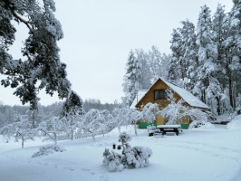 Viļakā var baudīt īstu ziemu. Foto: Visitvilaka.lv 2
