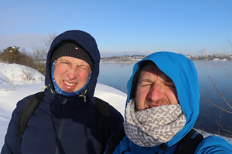 Travelnews.lv dodas Doles salas 13 km pārgājienā pie -14 grādiem Salaspils novadā 297479