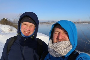 Travelnews.lv dodas Doles salas 13 km pārgājienā pie -14 grādiem Salaspils novadā 28