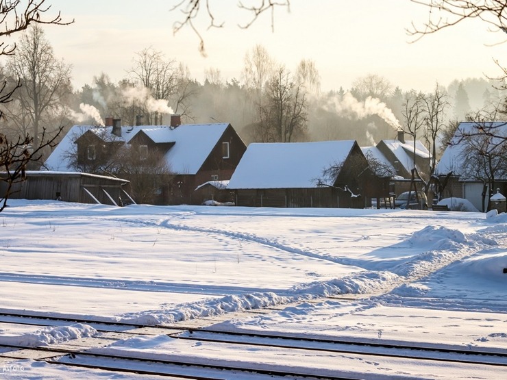 Madona ieslīgst ziemas apskāvienos. Foto: Madona.lv 297639