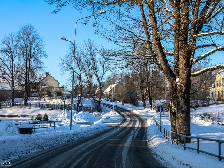 Madona ieslīgst ziemas apskāvienos. Foto: Madona.lv 297651