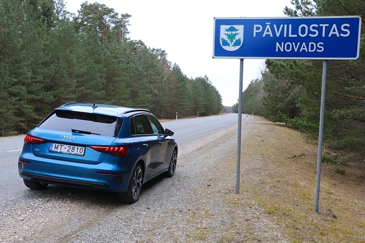 Travelnews.lv ar jauno «Audi A3 Sportback 1.5 35 TFSI» apceļo Latviju 298983