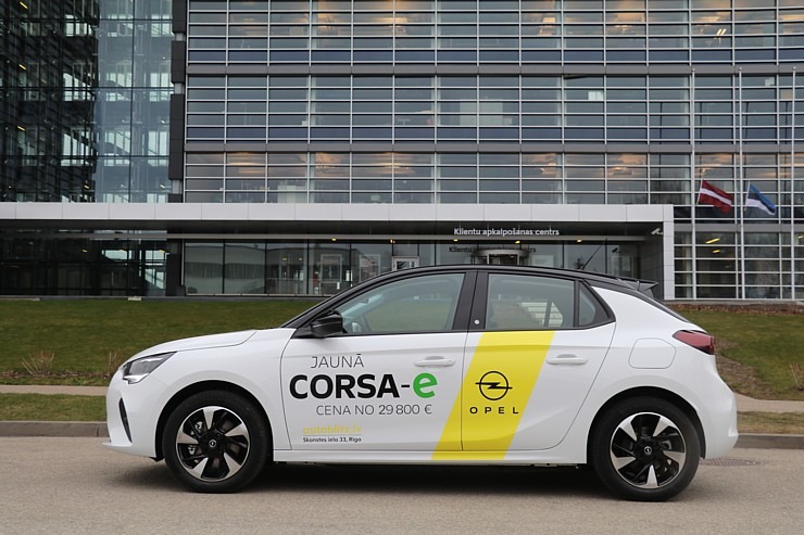 Travelnews.lv ar jauno elektrisko vāģi «Opel Corsa-e» apceļo Vidzemi 299786