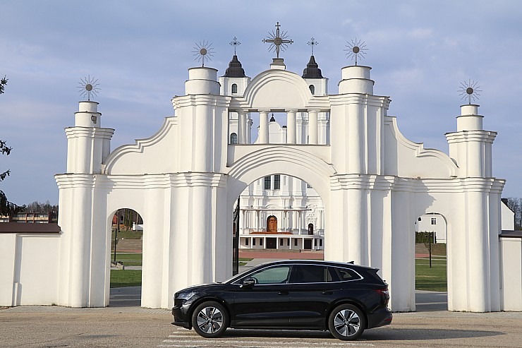 Travelnews.lv pirmo reizi apceļo Latgali 600 km maršrutā ar elektrisko «Škoda Enyaq iV 80» 300219