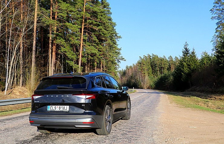Travelnews.lv pirmo reizi apceļo Latgali 600 km maršrutā ar elektrisko «Škoda Enyaq iV 80» 300226