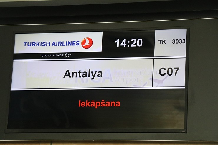 Pēc 539 dienām tūroperators «Tez Tour Latvija» atsāk čarterlidojumus uz Antalju ar «Turkish Airlines» 300296