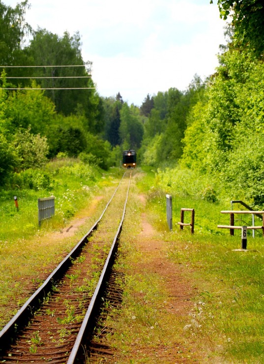 Travelnews.lv Stāmerienas dzelzceļa stacijā sagaida bānīti Gulbene-Alūksne 302371