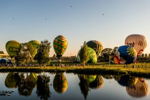 Gaisa balonu šovs Daugavpilī un Daugavpils no putna lidojuma 11