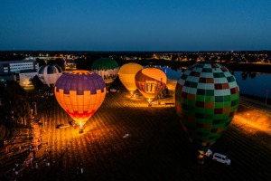 Gaisa balonu šovs Daugavpilī un Daugavpils no putna lidojuma 12