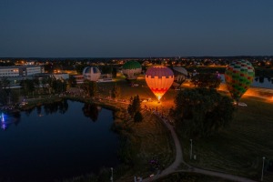 Gaisa balonu šovs Daugavpilī un Daugavpils no putna lidojuma 13