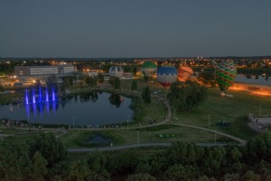 Gaisa balonu šovs Daugavpilī un Daugavpils no putna lidojuma 14