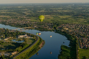 Gaisa balonu šovs Daugavpilī un Daugavpils no putna lidojuma 20