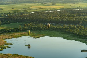 Gaisa balonu šovs Daugavpilī un Daugavpils no putna lidojuma 6