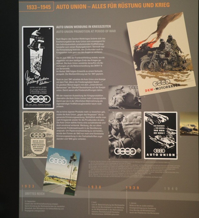 «August Horch Museum Zwickau»: zīmola «Audi» spēkrati piedalās Otrajā pasaules karā un sporta trasēs 305371