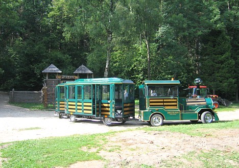 Ar 2007.gada augustu savus reisus pa Tērvetes dabas parku ir uzsācis vilcieniņš, kas pārvadās parka apmeklētājus no vienas parka pasaku stacijas līdz  16462