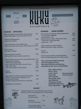 Travelnews.lv izbauda Baltijas jūras zivju ēdienus Kuresāres restorānā «Ku-Kuu» 4