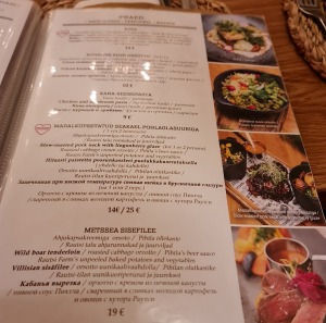 Travelnews.lv izbauda Kuresāres slavenā dzirnavu restorāna «Saaremaa Veski» ēdienkarti 31