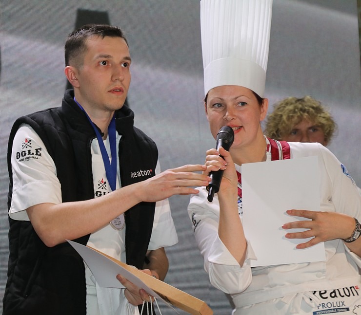 «Latvijas gada pavārs 2021» ir Dinārs Zvidriņš un «Latvijas gada pavārzellis 2021» ir Aleksandra Krūka 308268