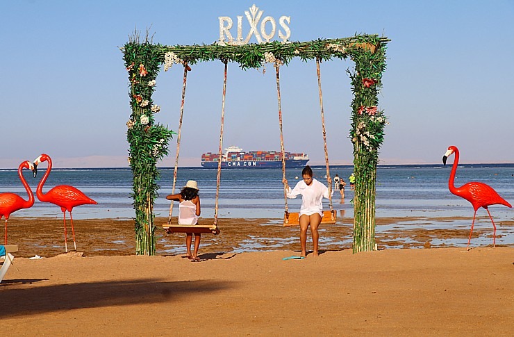 Šarm el Šeihas viesnīcas «Rixos Sharm El Sheikh Adult Friendly» piedāvā aktīvu pludmales dzīvi 310098