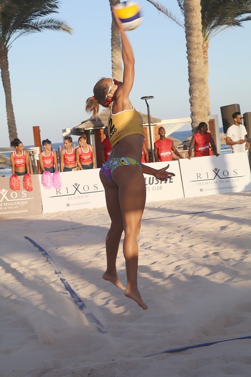 «Rixos Sharm El Sheikh Adult Friendly» teritorijā notiek starptautiskas pludmales volejbola sacīkstes 310157