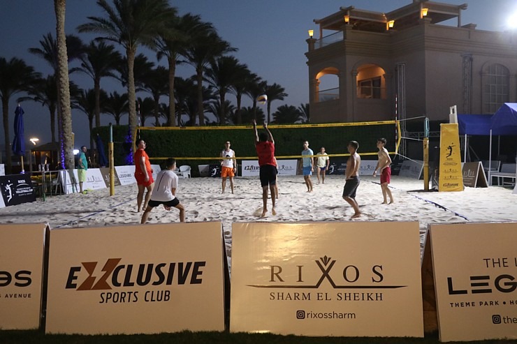 «Rixos Sharm El Sheikh Adult Friendly» teritorijā notiek starptautiskas pludmales volejbola sacīkstes 310161