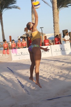 «Rixos Sharm El Sheikh Adult Friendly» teritorijā notiek starptautiskas pludmales volejbola sacīkstes 16