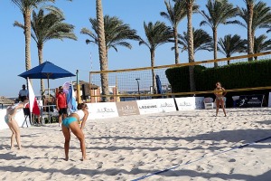 «Rixos Sharm El Sheikh Adult Friendly» teritorijā notiek starptautiskas pludmales volejbola sacīkstes 1
