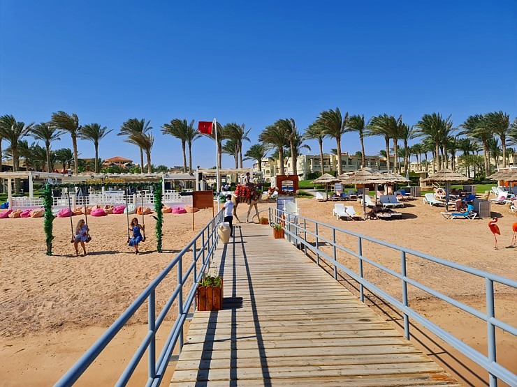 «Rixos Sharm El Sheikh Adult Friendly» pludmales dzīve piedāvā niršanu, kamieļus un... 310414