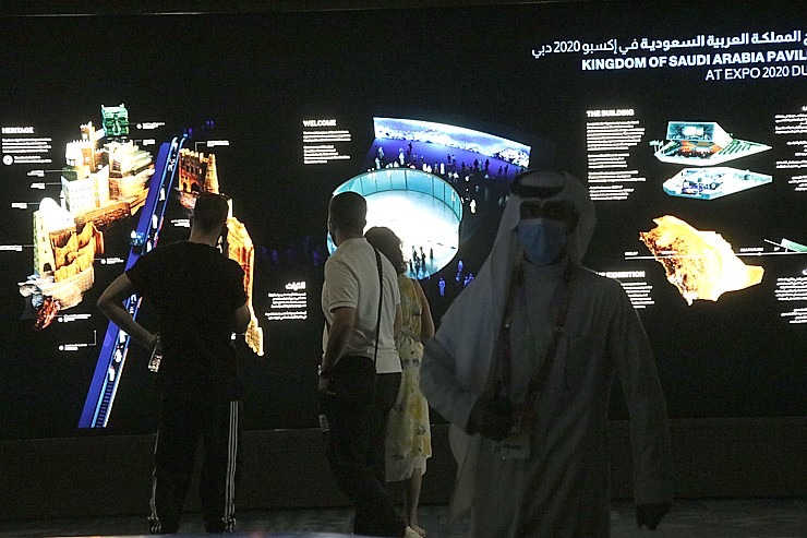 Travelnews.lv izstādē «Expo 2020 Dubai» apmeklē labi apmeklēto Saūda Arābijas paviljonu 311142