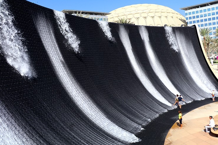 Travelnews.lv apmeklē izstādē «Expo 2020 Dubai» ūdens  atrakciju «Dubai Water Feature» 311181