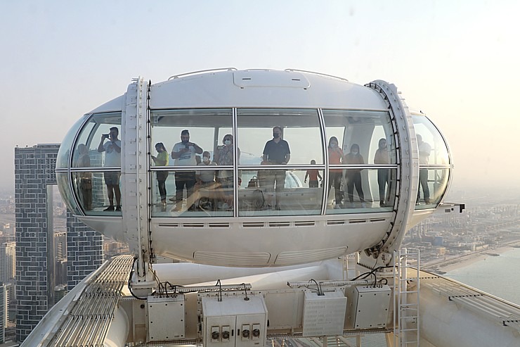 Travelnews.lv 38 minūtes izbauda pasaulē augstākā panorāmas rata «Ain Dubai» braucienu 311488