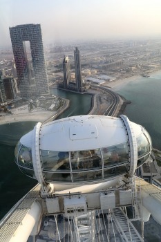 Travelnews.lv 38 minūtes izbauda pasaulē augstākā panorāmas rata «Ain Dubai» braucienu 17