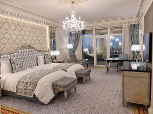 Travelnews.lv iepazīst Dubaijas luksus viesnīcas «Raffles The Palm Dubai» šeihu un prezidentu numuru 11