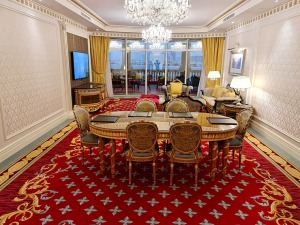 Travelnews.lv iepazīst Dubaijas luksus viesnīcas «Raffles The Palm Dubai» šeihu un prezidentu numuru 6