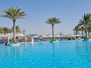 Travelnews.lv izbauda Dubaijas luksus viesnīcas «Raffles The Palm Dubai» infrastruktūru 3