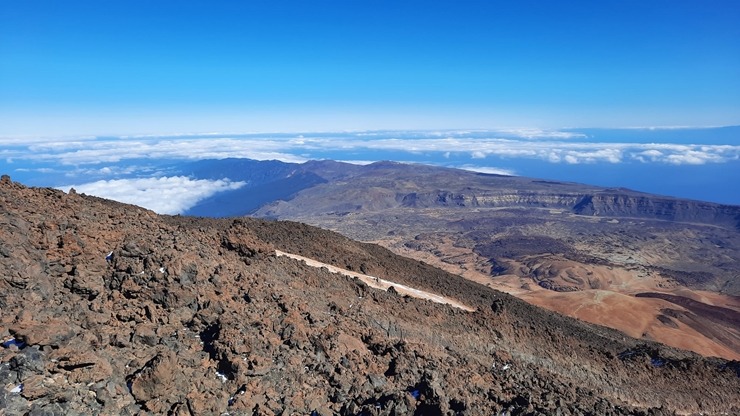 Tenerife sala ir viena no populārākajām pārgājienu vietām Eiropā. Foto: Iveta Reiere 313405