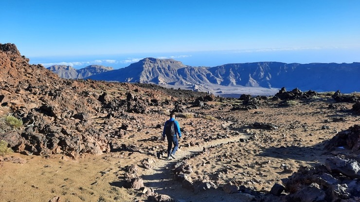 Tenerife sala ir viena no populārākajām pārgājienu vietām Eiropā. Foto: Iveta Reiere 313406
