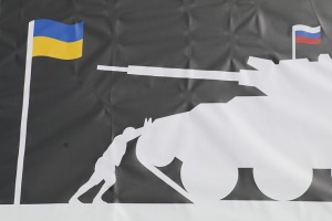 Rīgā protestē pret Krievijas karavīru seksuālo vardarbību Ukrainā 19