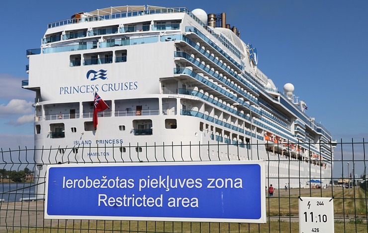 Travelnews.lv kopā ar Rīgas Brīvostas pārvaldi iepazīst ienākušo kruīza kuģi «Island Princess» 319524