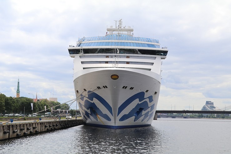 Travelnews.lv kopā ar Rīgas Brīvostas pārvaldi iepazīst ienākušo kruīza kuģi «Island Princess» 319580