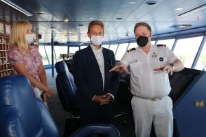 Travelnews.lv kopā ar Rīgas Brīvostas pārvaldi iepazīst ienākušo kruīza kuģi «Island Princess» 11