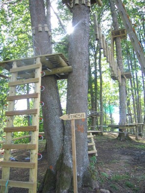 Pavisam Ozolkalna Piedzīvojumu parkā ir iespējams savu izturību pārbaudīt trīs sarežģītības līmeņu trasēs Pavisam Ozolkalna Piedzīvojumu parkā ir iespējams savu izturību pārbaudīt trīs sarežģītības līmeņu trasēs 17181