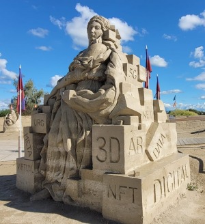 Travelnews.lv apmeklē Smilšu skulptūru parku Jelgavā 17